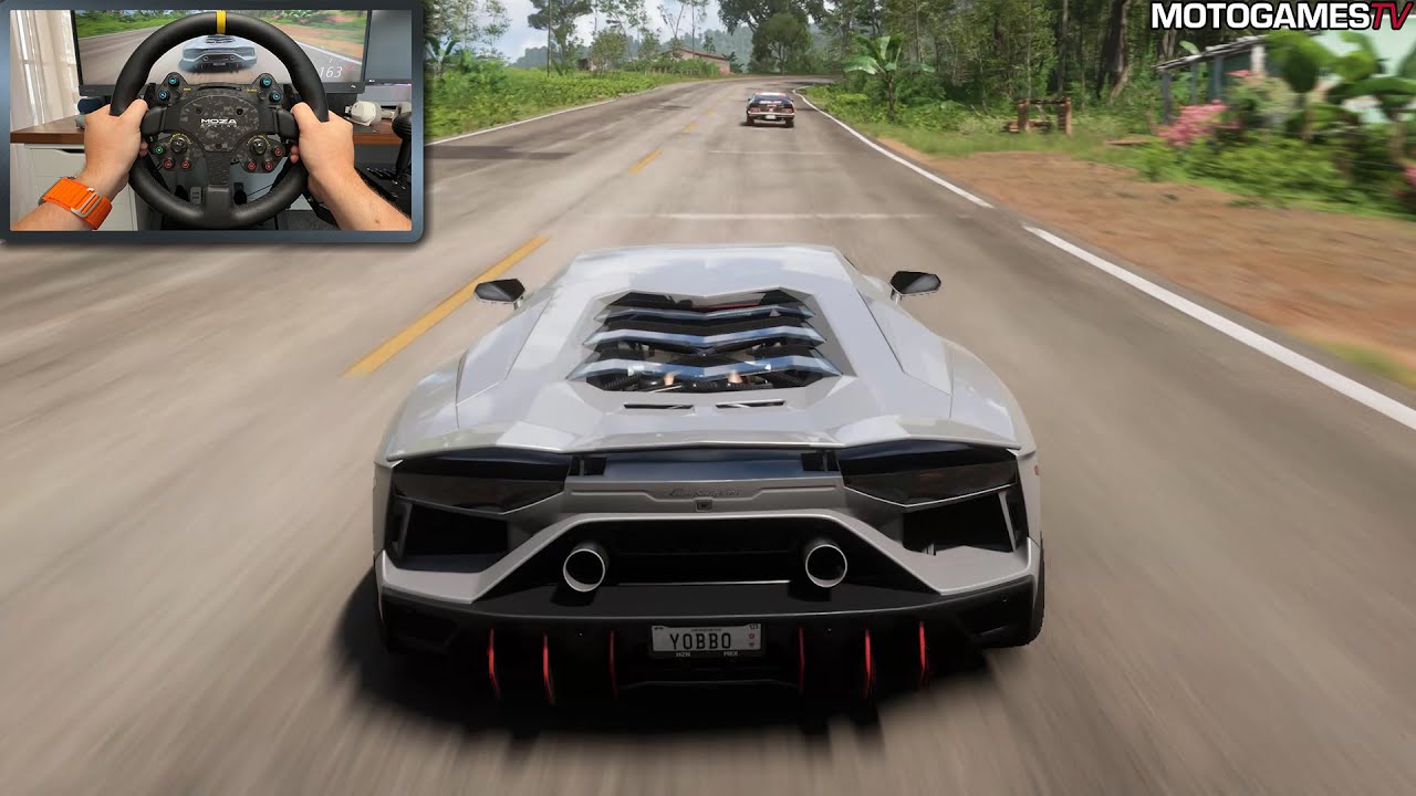 Forza Horizon 5 - 2021 Lamborghini Aventador LP 780-4 Ultimae | Moza DD R9 Gameplay