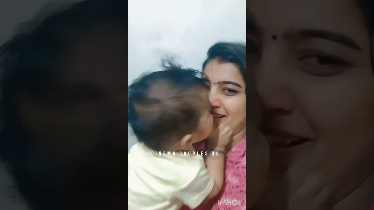 Sun TV serial hero 😘 heroine Deepak and abhinavya 💫 boy baby cute lovely family 💖😂✨sun tv