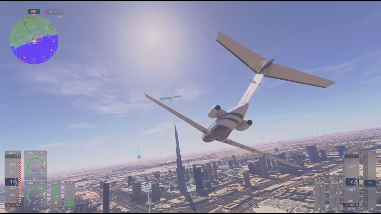 MSFS Dabai Takeoff/Landing Flyby