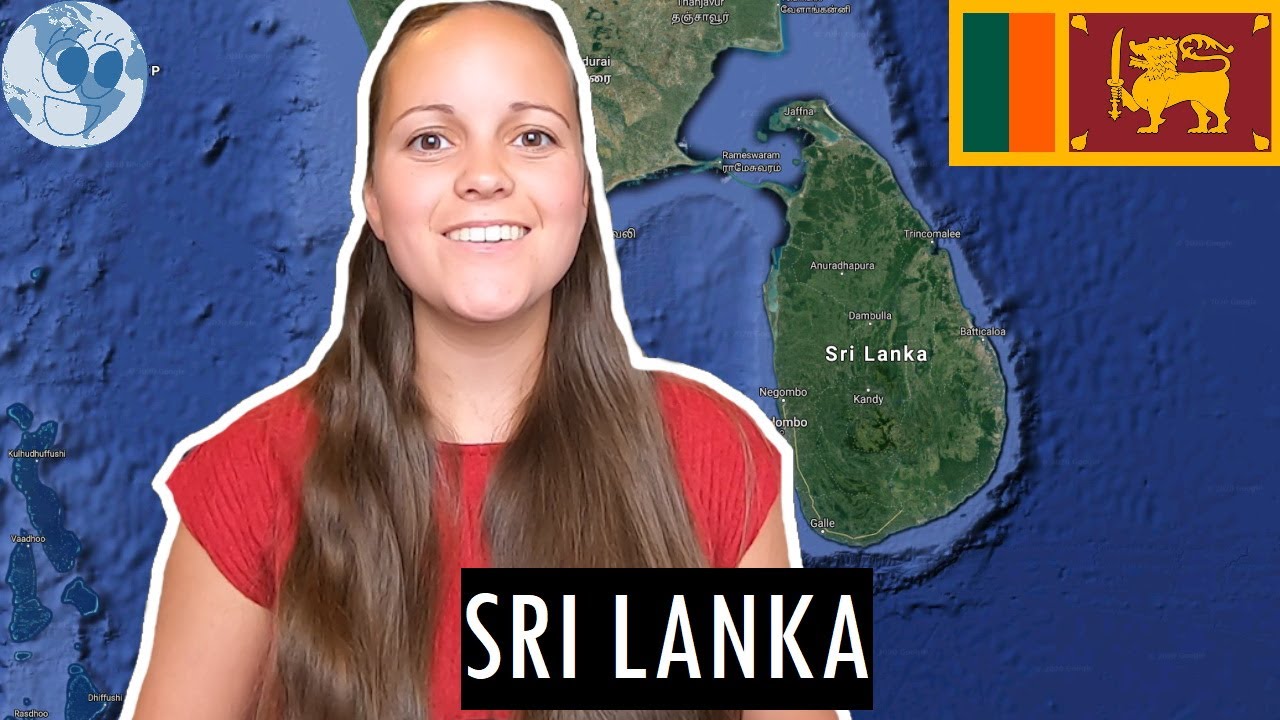 Zooming in on SRI LANKA | Geography of Sri Lanka with Google Earth