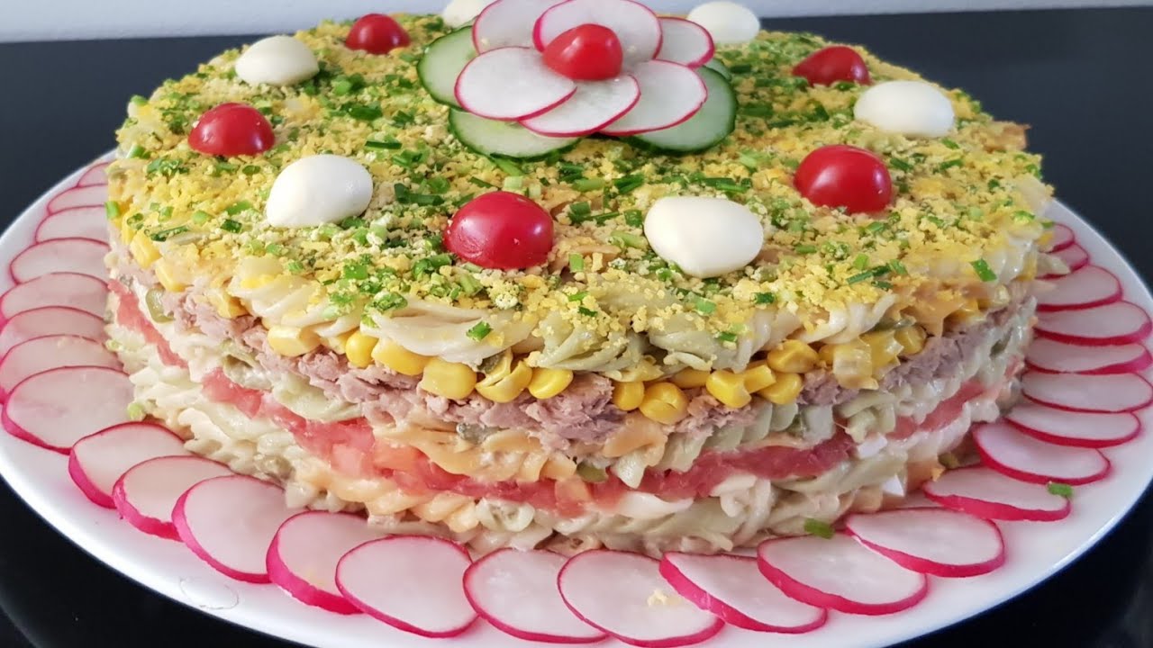 Salade Marocaine
سلطة مغربية راقية للضيوف ديال لعراضة سلطة المعكرونة/شلادة الجردة للمناسبات/