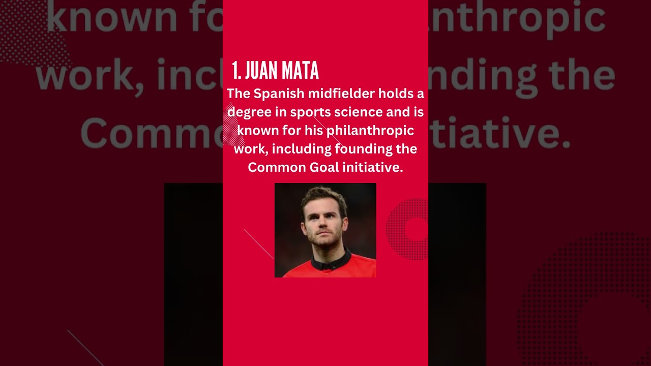 Top 5 Brainiest Footballers Ever! #intelligentplayers#footballGreats#OffthePitch