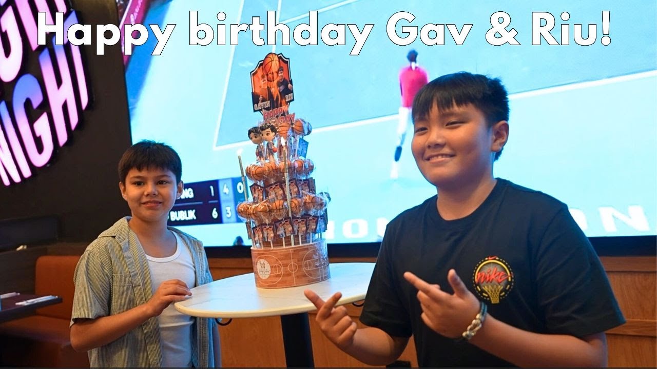 Happy birthday Gav and Riu!