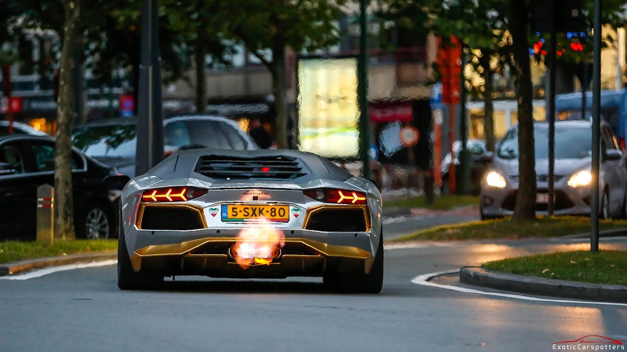 BEST of Supercar Sounds 2016 ! Flames, Revs, Burnouts & Accelerations !