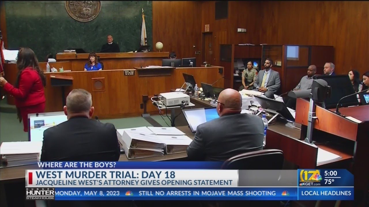 West Trial Day 18: Prosecution rests, Jacqueline West’s attorney gives opening statement