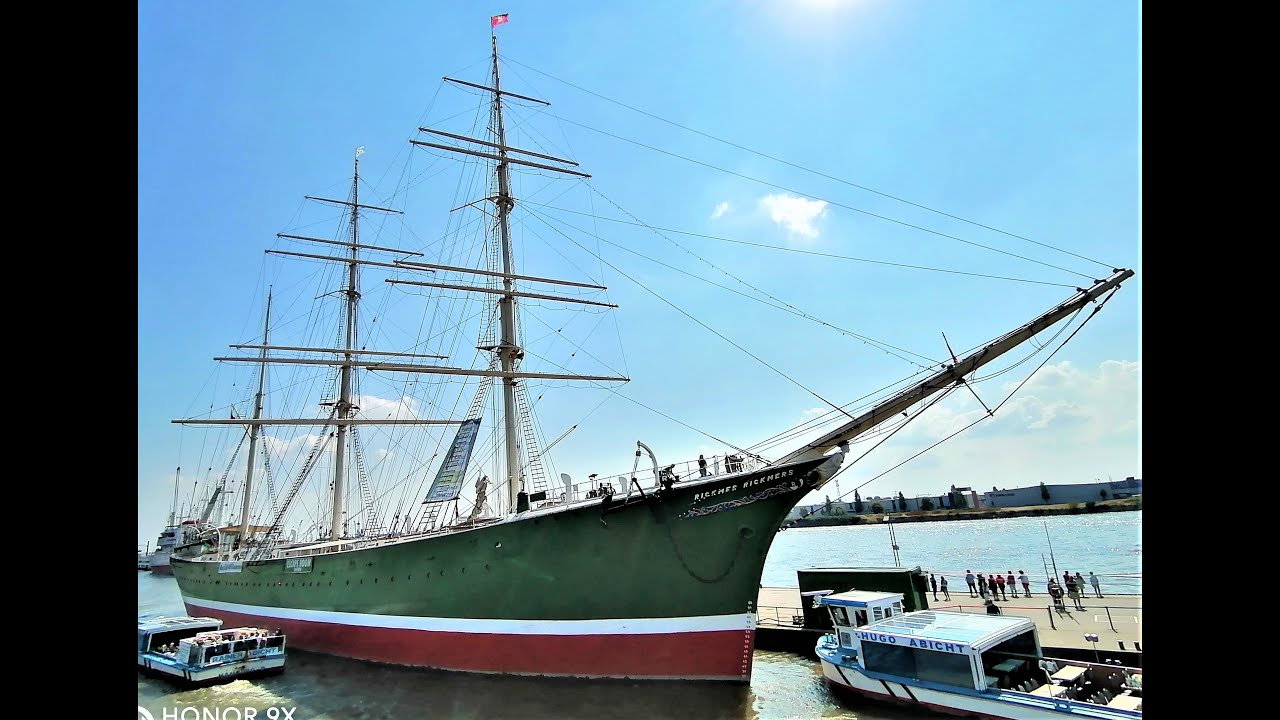 1080p (Special Video) Rickmer Rickmers & Cap San Diego Schiffsrundgang auf Hamburgs Museumsschiffen