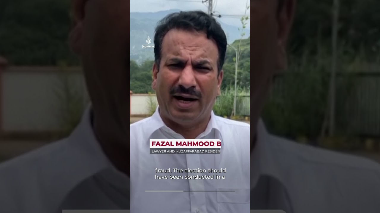 Islamabad residents rally in solidarity with Kashmir protests | AJ #shorts