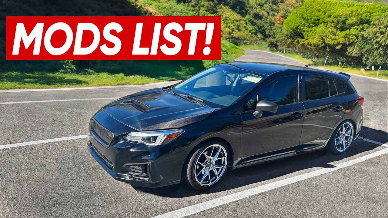 СПИСОК МОДОВ SUBARU IMPREZA!