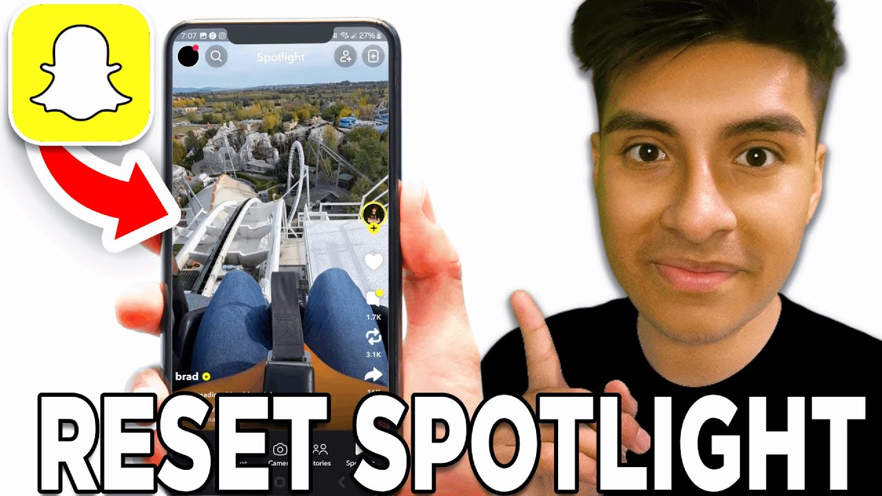 How To Reset Snapchat Spotlight Feed! - Tutorial