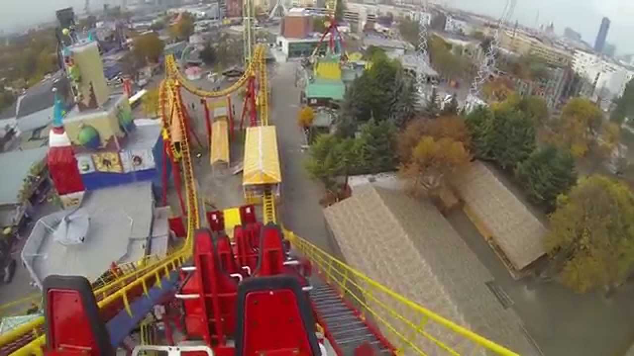 Vekoma Boomerang (Dostal) Prater Wien Vienna 2015 POV Onride