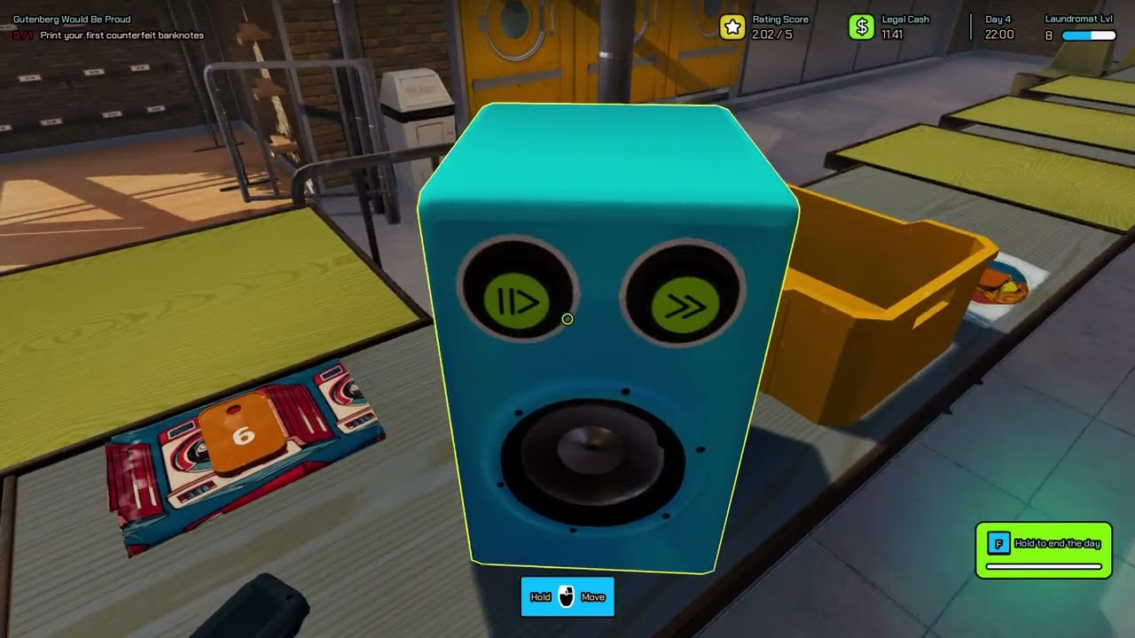 Laundering Simulator Ep#2   Our First Counterfeit Machine