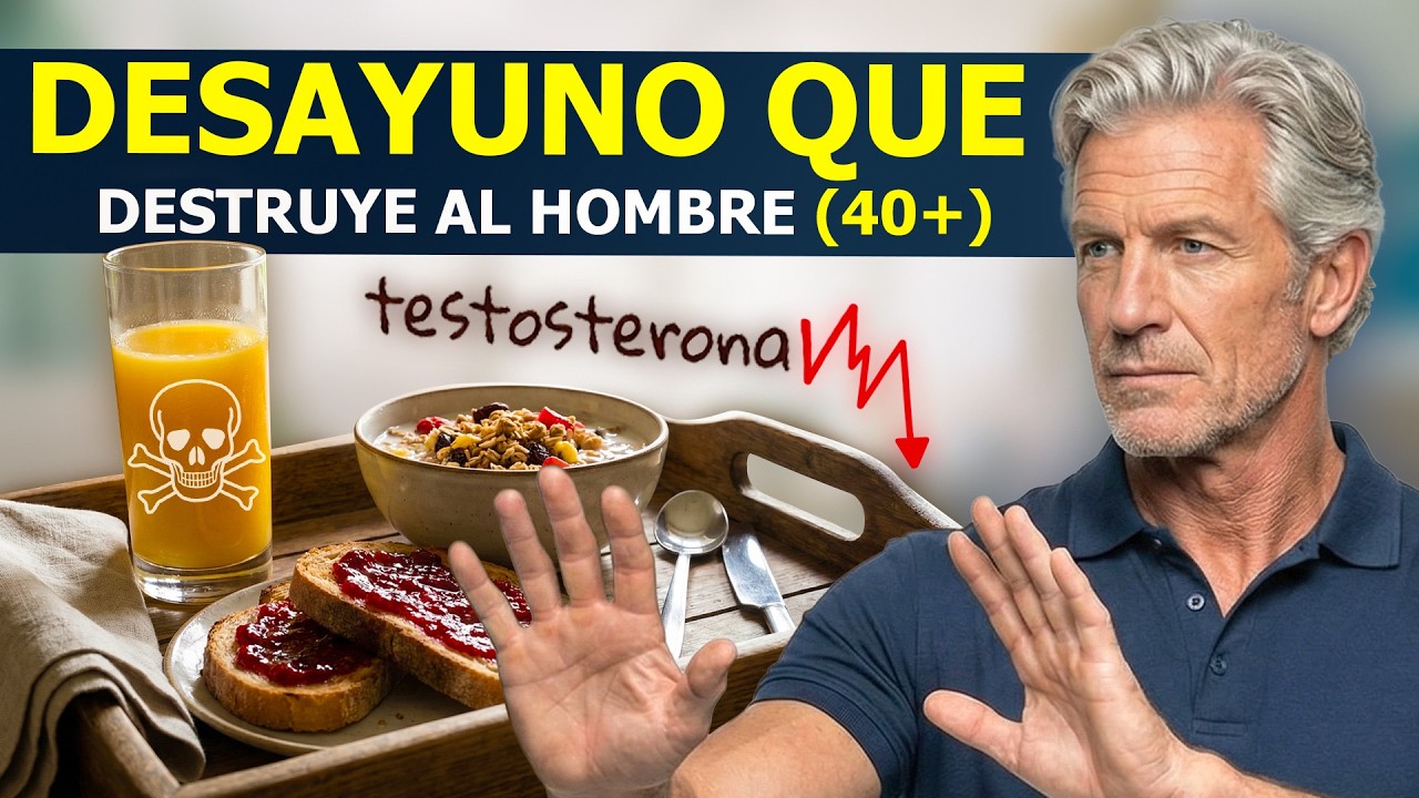 NUNCA desayunes esto después de los 40 (Mata tu Testo)