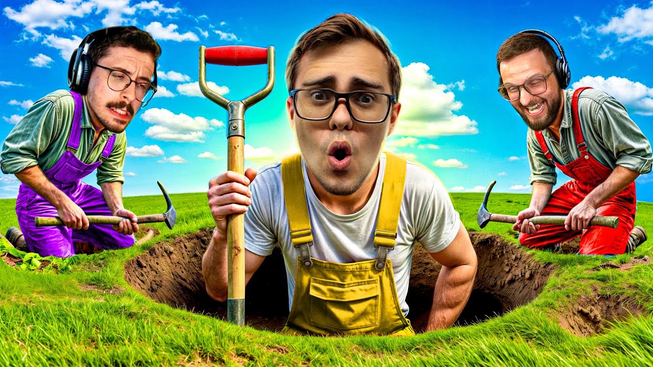UM JOGO SOBRE CAVAR UM BURACO COM OS AMIGOS - iDigging