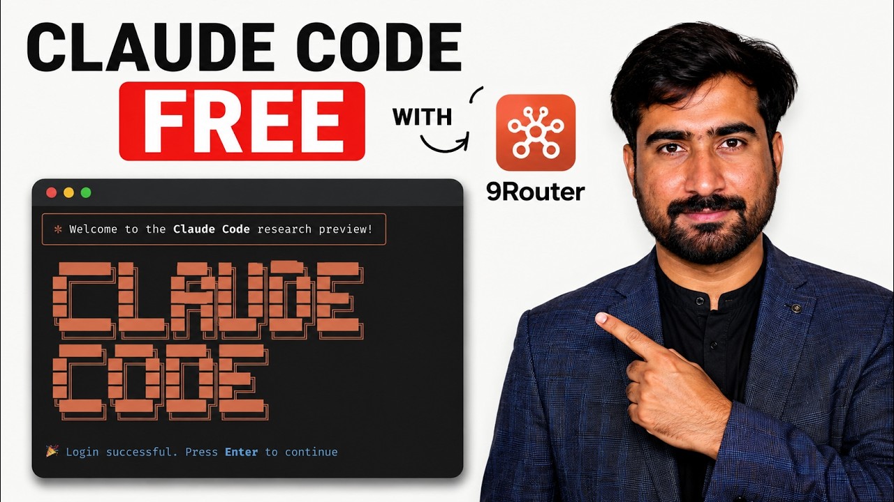 How to Use Claude Code FREE &mdash; 9Router Full Setup (2026)