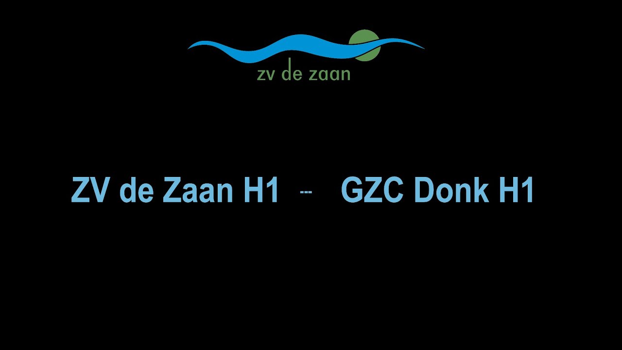 ZV de Zaan H1 vs GZC Donk H1 2e playoffs final