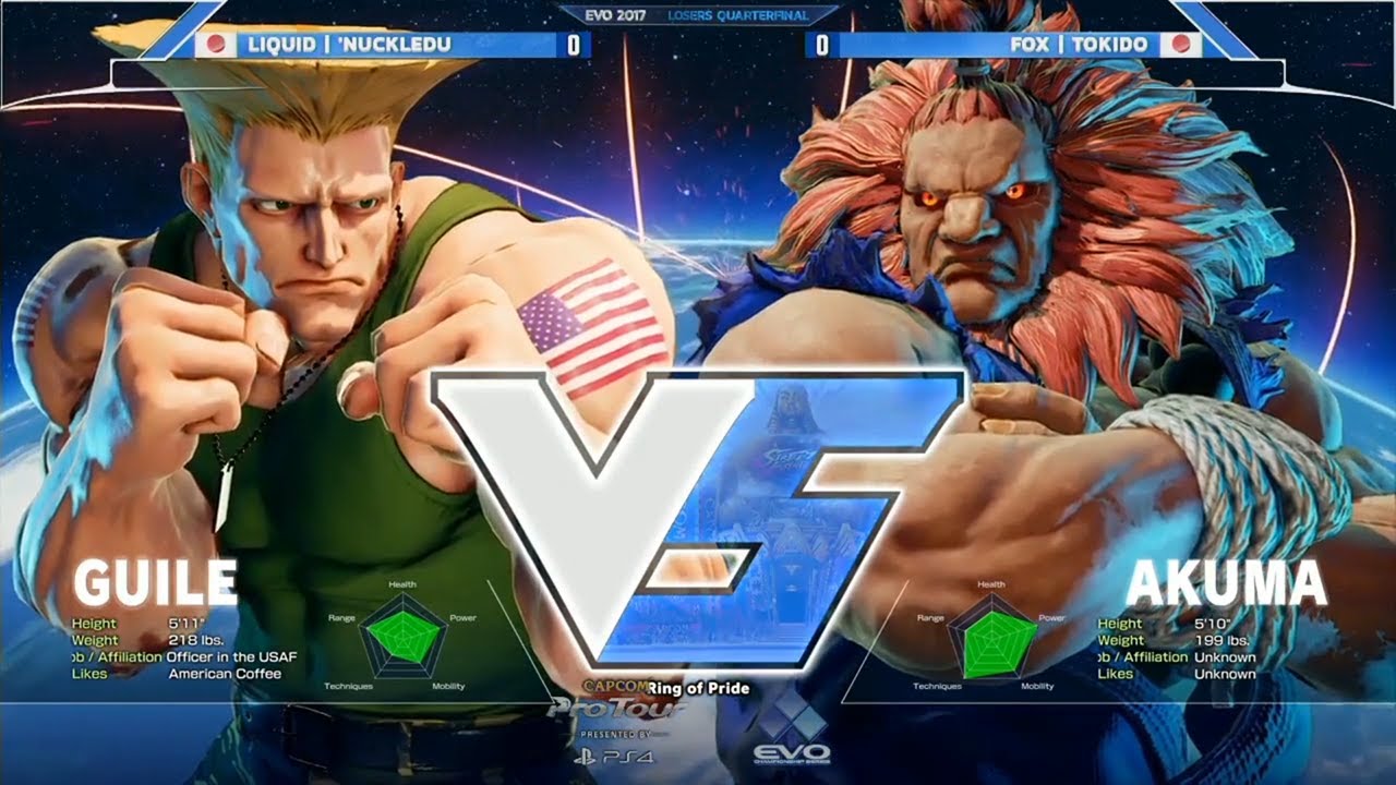 SFV: Liquid 'NuckleDu vs Echo Fox Tokido - EVO 2017 Top 8 - CPT2017