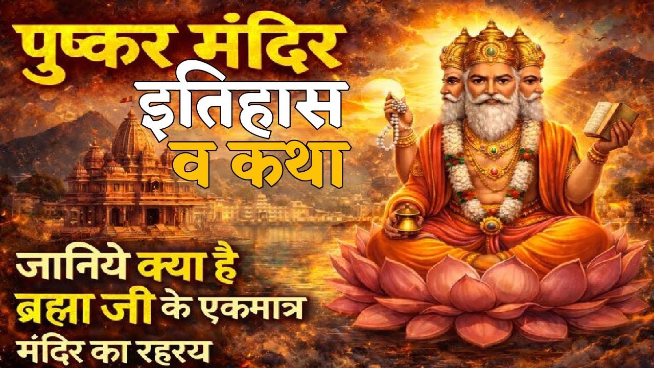 पुष्कर मंदिर इतिहास व कथा - जानिये क्या है ब्रह्मा जी के एकमात्र मंदिर का रहस्य | Pushkar Temple