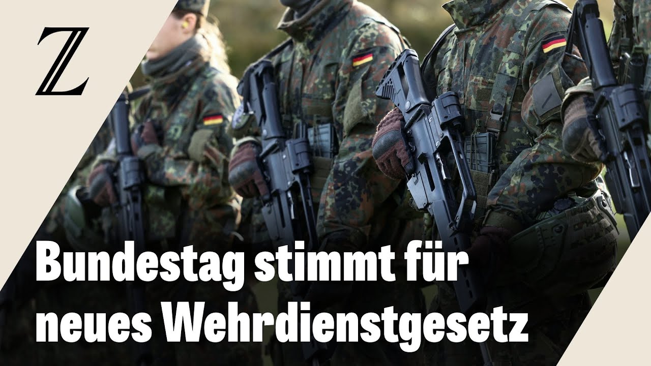 Bundestag beschlie&szlig;t neues Wehrdienstgesetz