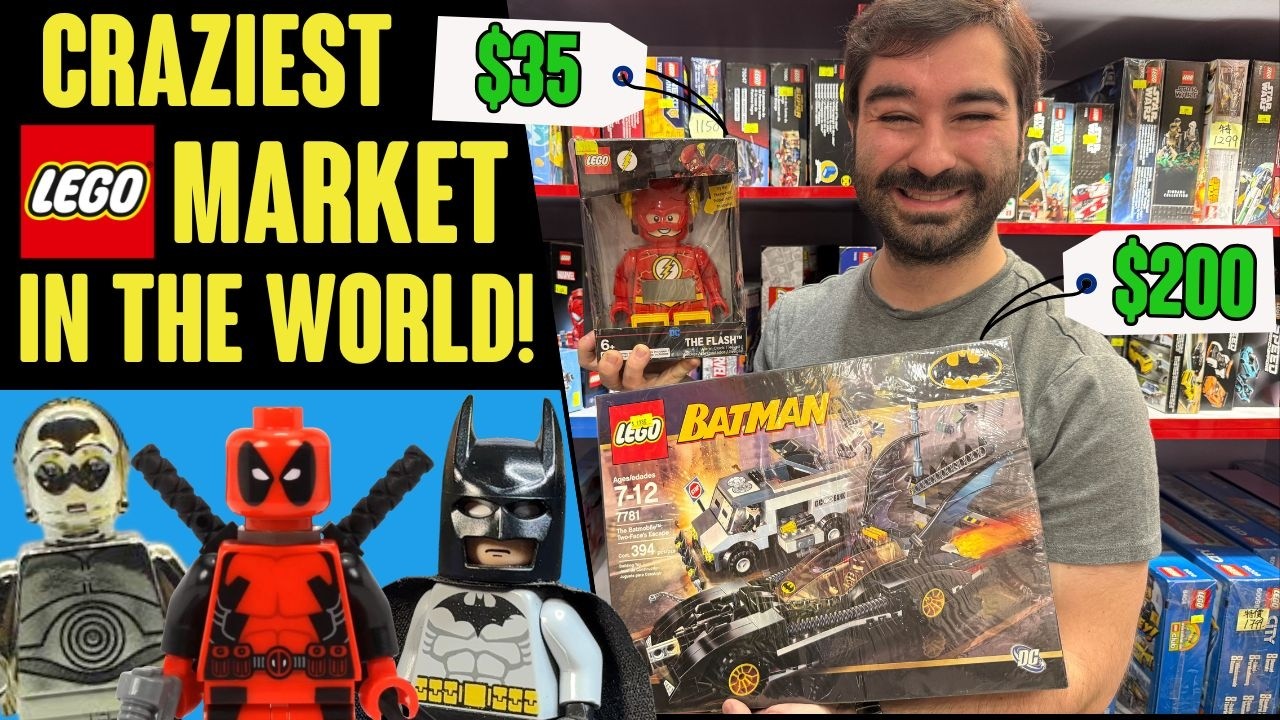 ОГРОМНАЯ ПОСТАВКА LEGO С РЫНКА В ГОНКОНГЕ (НЕВЕРОЯТНЫЕ НАХОДКИ!)