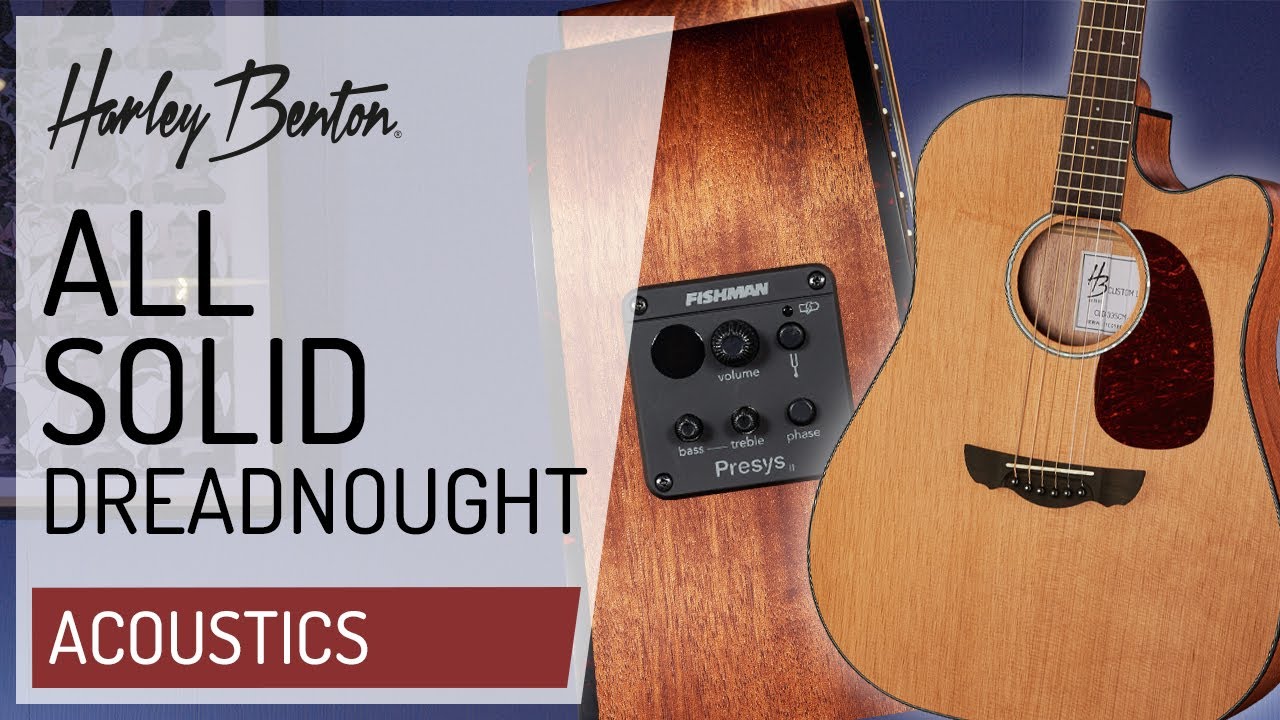 Harley Benton - CLD-30SCM-CE Solid Wood - Acoustic Guitar - Presentation -