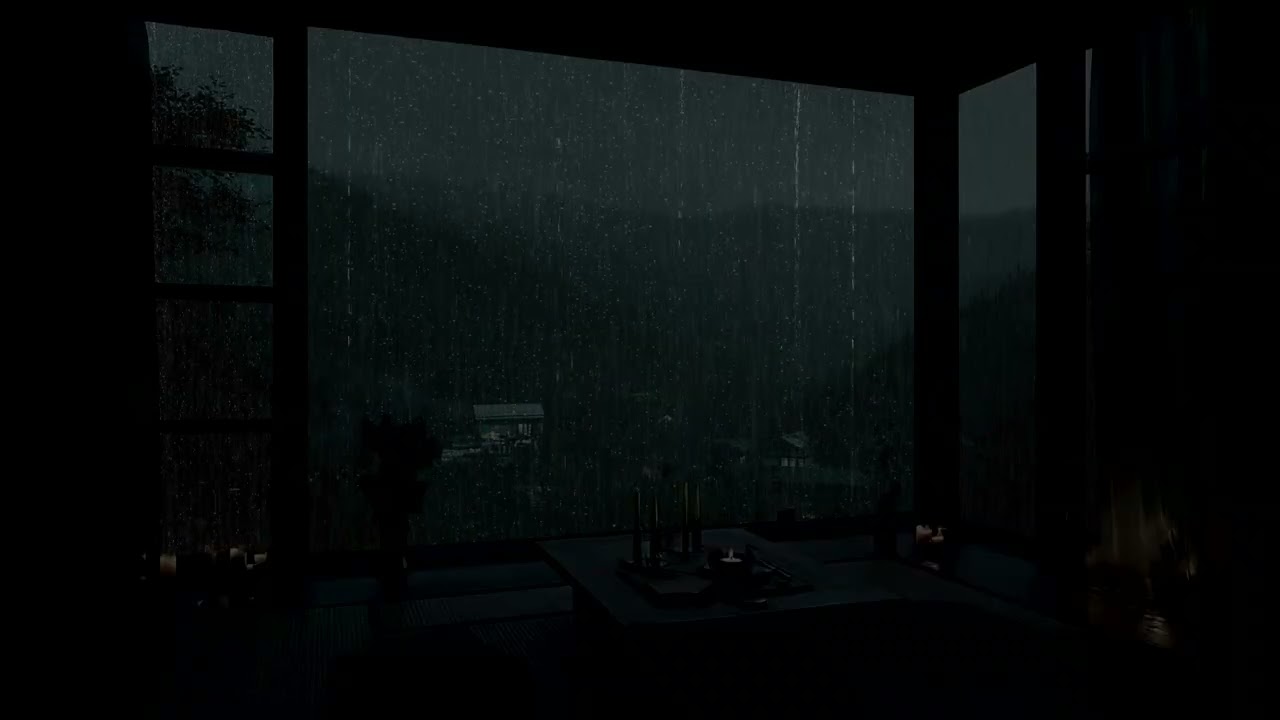 Pure Night Rain Sounds for Deep Sleep & Focus | Clean Rain Ambience for Calm & Stress Relief