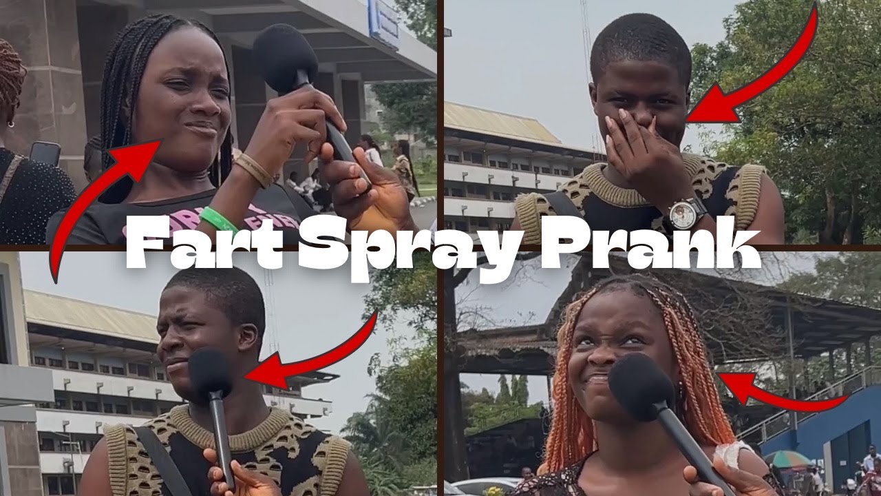 Fart Spray Prank on Mic😂