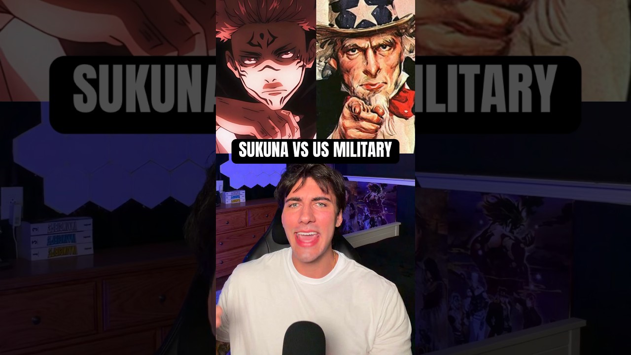 Sukuna vs the US military #jujutsukaisen #jjk #anime #gojo #sukuna