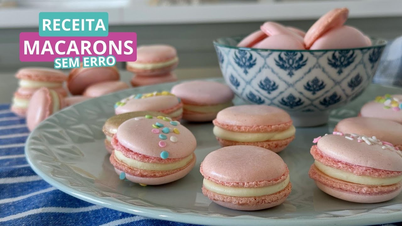 Receita de Macarons sem erro