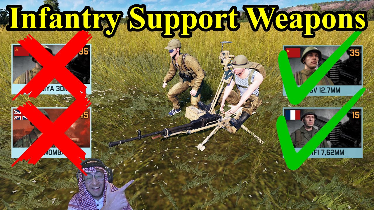 Anti-Infantry Support Weapons WARNO Guide By Rank 1 Player