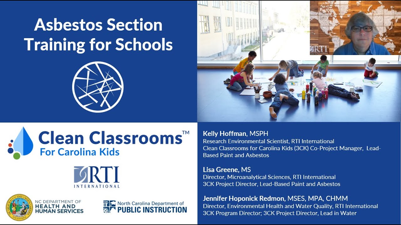 Asbestos Section Training for Schools - Clean Classrooms for Carolina Kids™