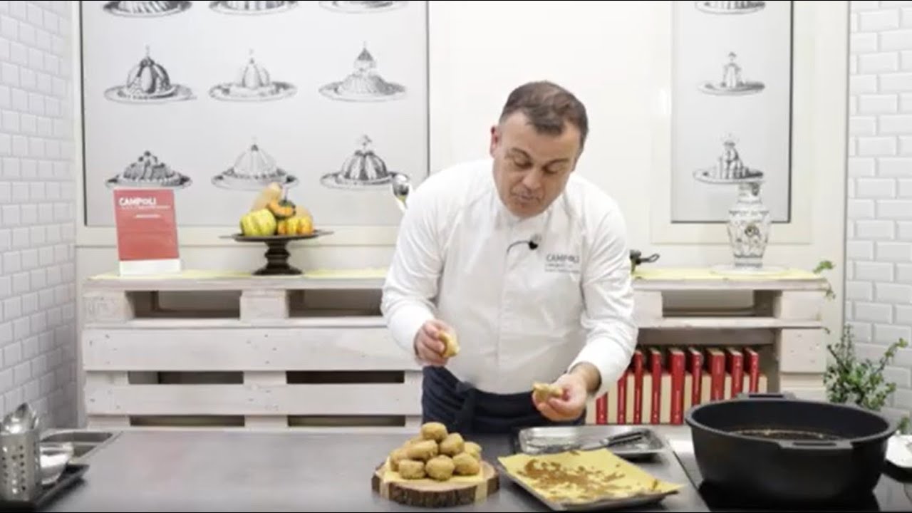 Funghi ripieni e fritti : fritto con il cuore filante che conquista!@fabiocampoli dalla serie FRITTI