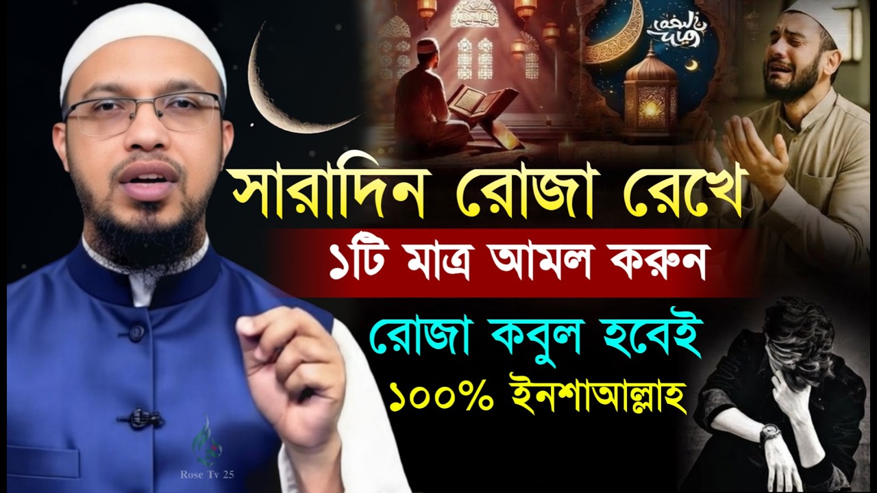 রোজা রেখে এই ১টি মাত্র আমল করুন রোজা কবুল হয়ে যাবে ইনশাল্লাহ। শায়খ আহমাদুল্লাহ, Sheikh Ahmadullah