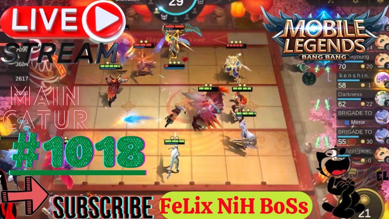 FeLix NiH BoSs | Mobile Legends: Bang Bang | main catur | #1018