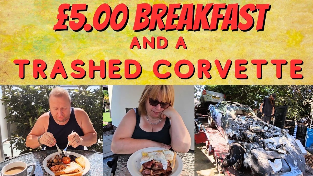 Shocked - 2 Eat For £12 And  A Trashed Corvette Towed Away