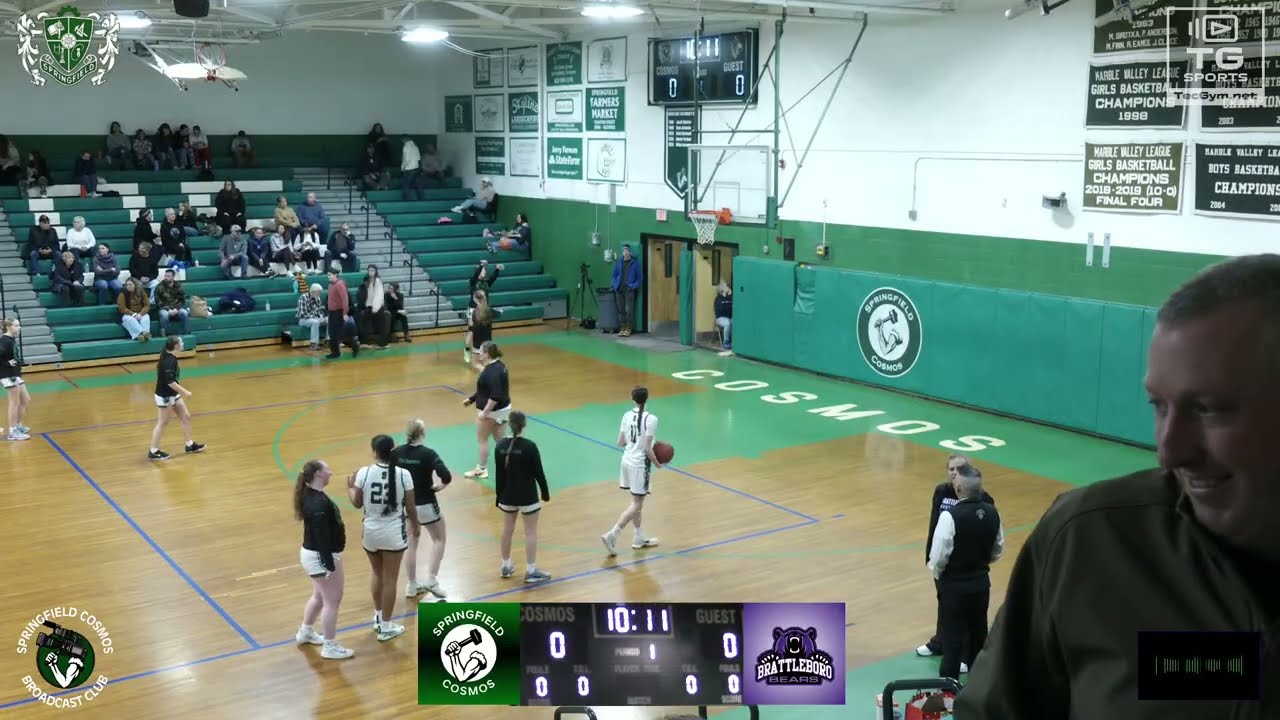 Springfield vs Brattleboro - Girls Varsity  Basketball  - 12  pm - 2/21/26