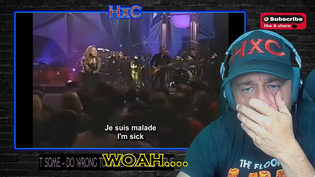 Lara Fabian Je Suis Malade French And English lyrics Reaction!