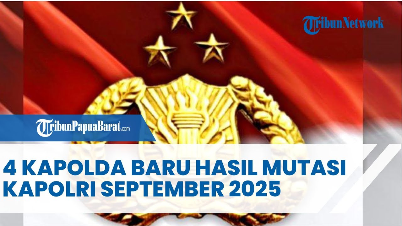 4 KAPOLDA BARU HASIL MUTASI KAPOLRI SEPTEMBER 2025