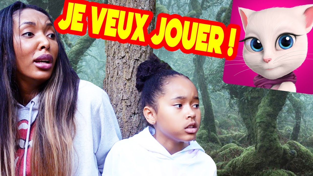 Ne JAMAIS aller dans la for&ecirc;t MAGIQUE de TALKING ANGELA | DETECTEUR DE MENSONGES m&egrave;re vs fille