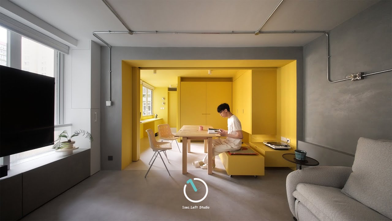 陽光系 ‧ 設計宅︱美孚︱打破框架 重新規劃︱Mei Foo︱Power of Bold Colours: Expand the Space Efficiency