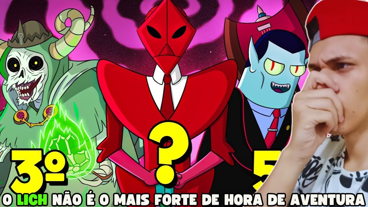 REACT Os VILÕES Mais Poderosos de HORA DE AVENTURA!