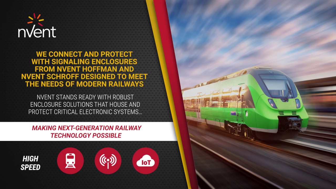 nVent Railway Signaling and Communication Enclosures
