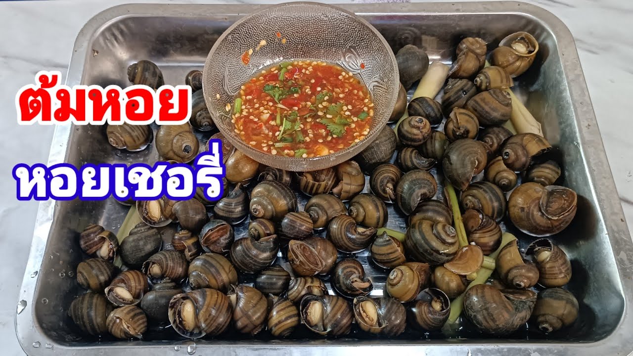 หอยทำได้หลายเมนู ทั้งต้ม ทั้งก้อยและอีกหลายเมนู