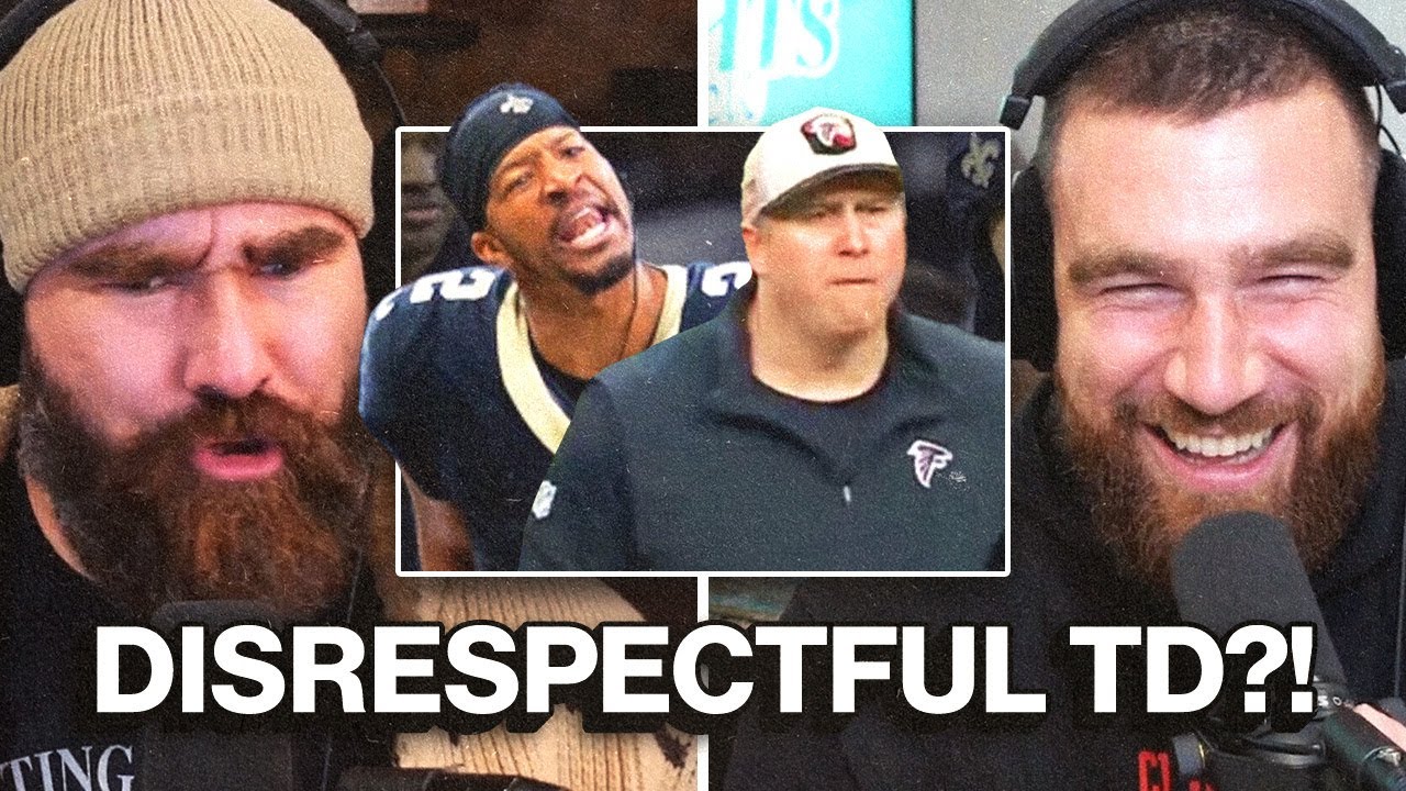 “You can’t do this, but Jameis can” - Travis and Jason break down HEATED Saints-Falcons ending