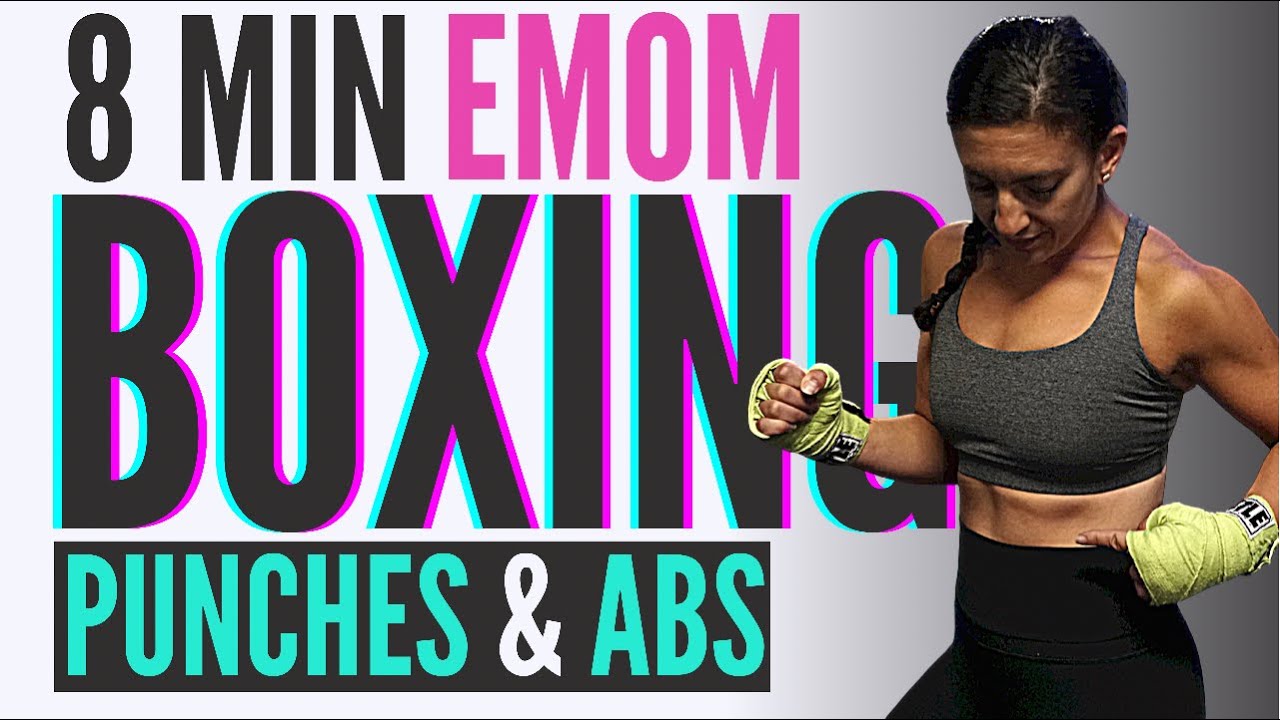 Quick SHADOW BOXING HIIT EMOM Workout (8 Minutes Punches + Abs) // SYLVIA NASSER