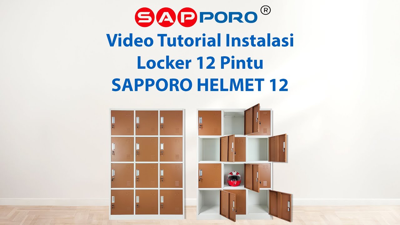 TUTORIAL INSTALASI SAPPORO HELMET 12 - Locker Besi