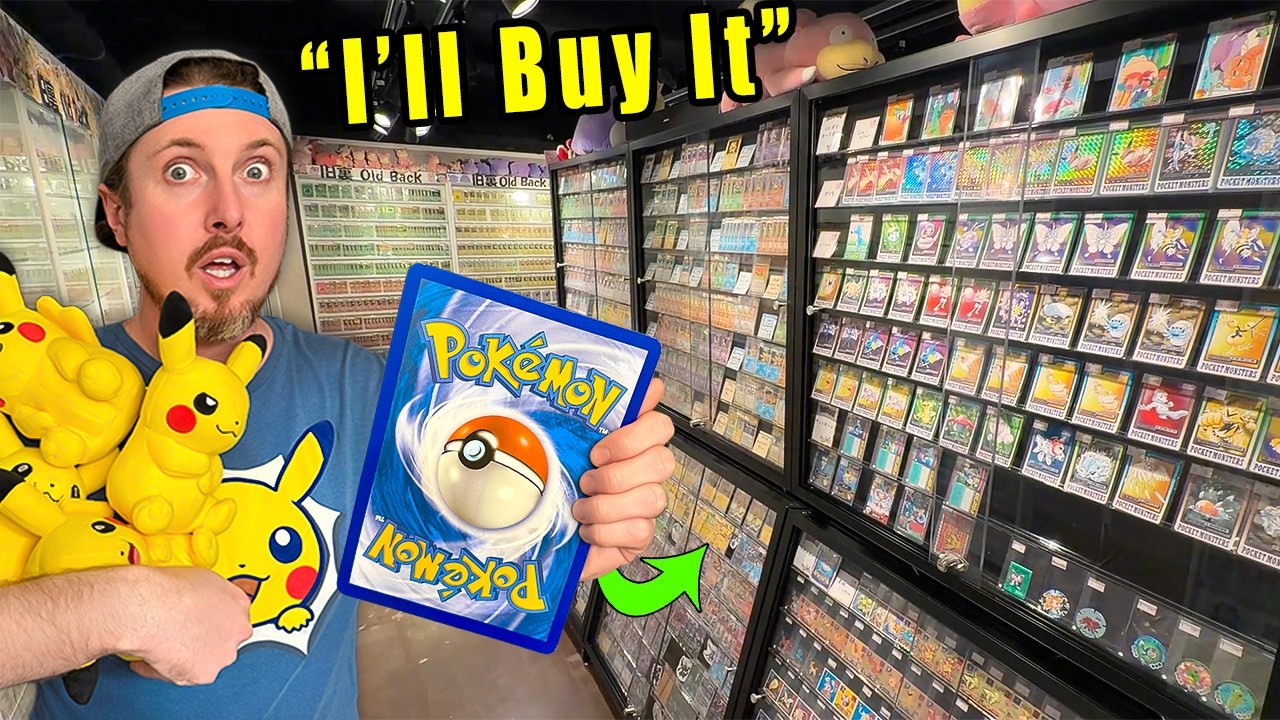 Found a Hidden Pokemon Card Shop and It Was FANCY!