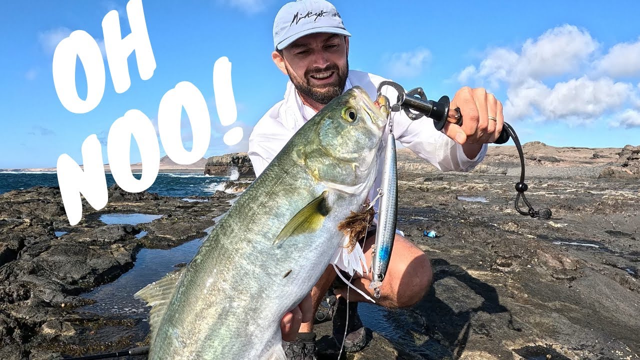Come rompere 1000&euro; di canna da PESCA. Spinning dalla scogliera.
