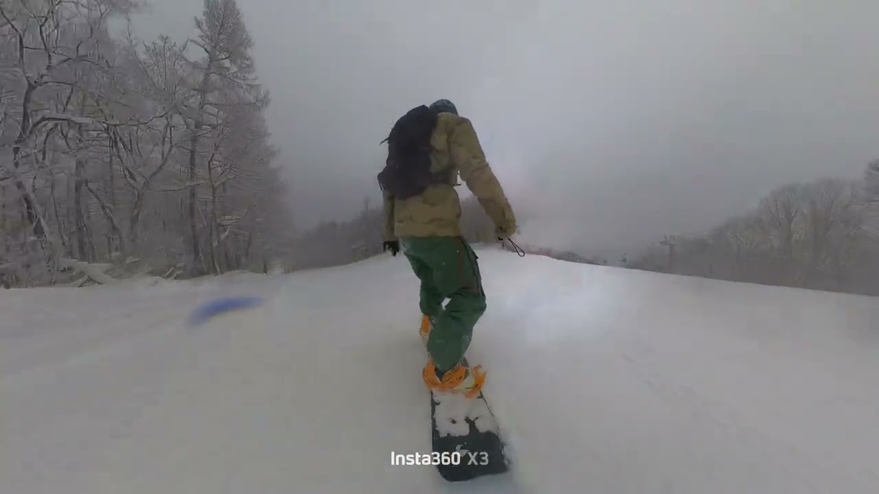 Iwatake December 31 2025.. snowy day, foggy lens