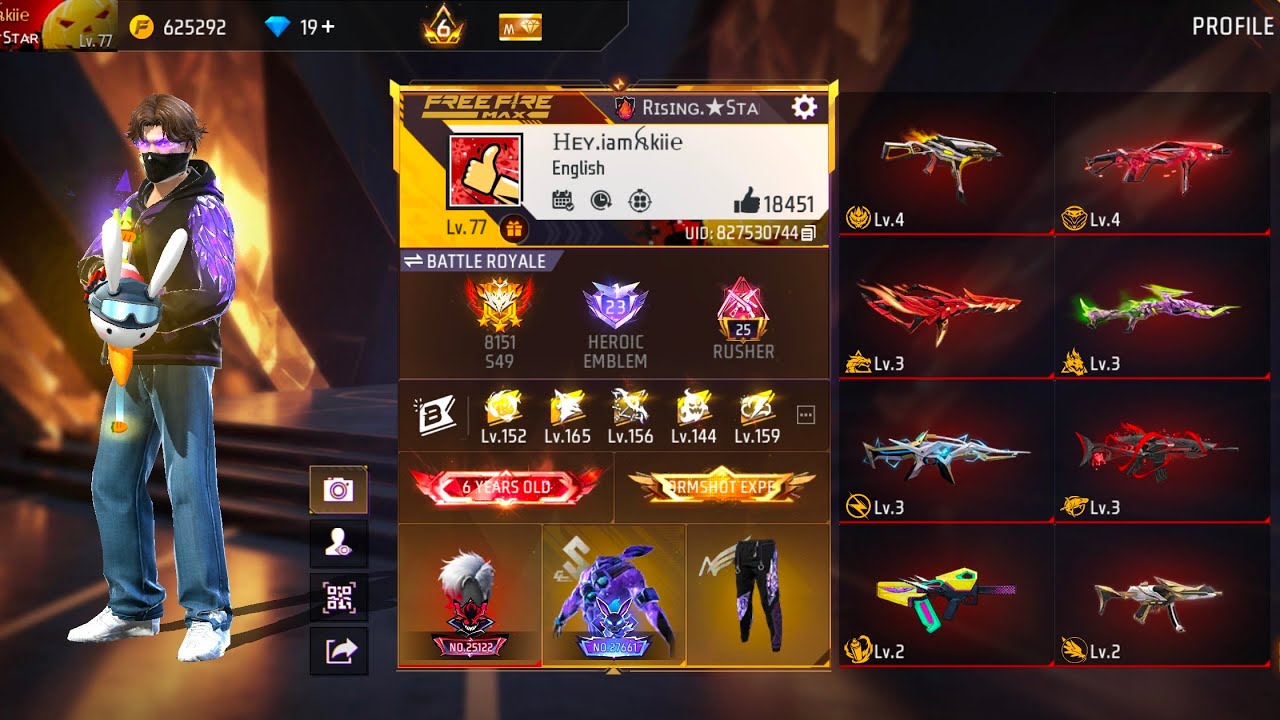 Best Collection In My Free Fire Max Id 😎🤯 #collection #freefire #garenafreefire 