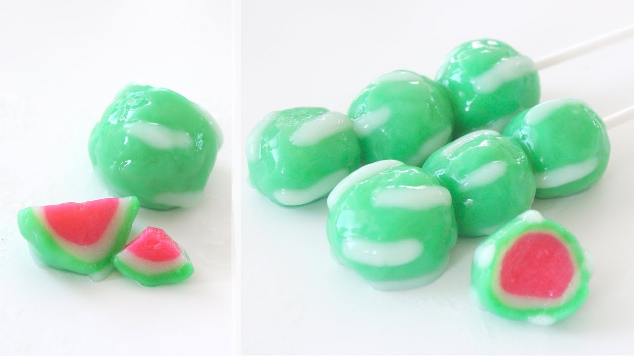CUTE & EASY Watermelon Dango (Rice Balls) | RECIPE
